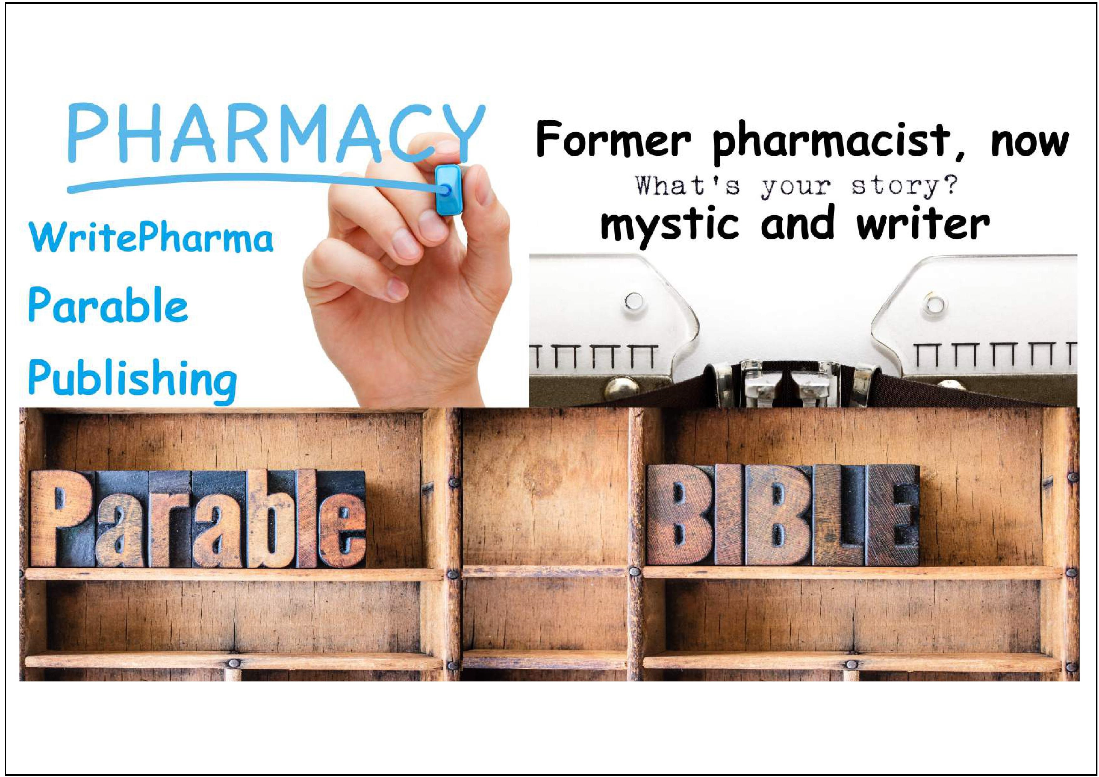 Write pharma logo as personal logo of website creator